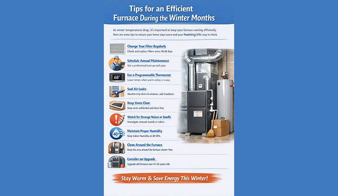 Tips for an Efficient Furnace During the Winter Months